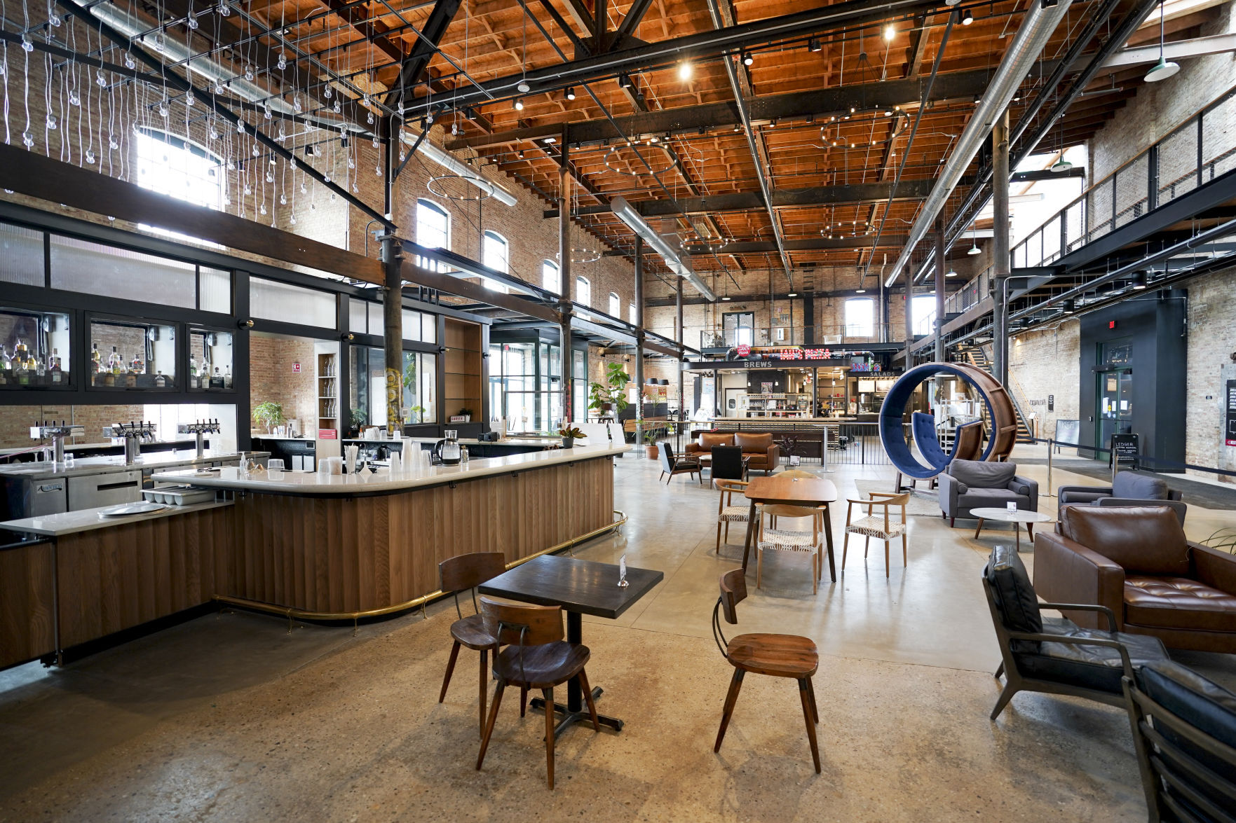 Bar areas at Garver Feed Mill